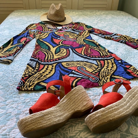 PacSun Fun Pattern Mini Dress - Picture 2 of 6